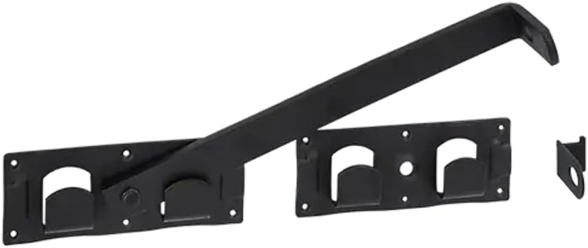 Gedotec Double Gate Throw, Alberts, 440 mm, 1 Piece, Left Right, Matte Black, Double Gate Throw, Large Long, Garden Double Gate Throw, Gate Latch, Shutter Throw, Weather-Resistant