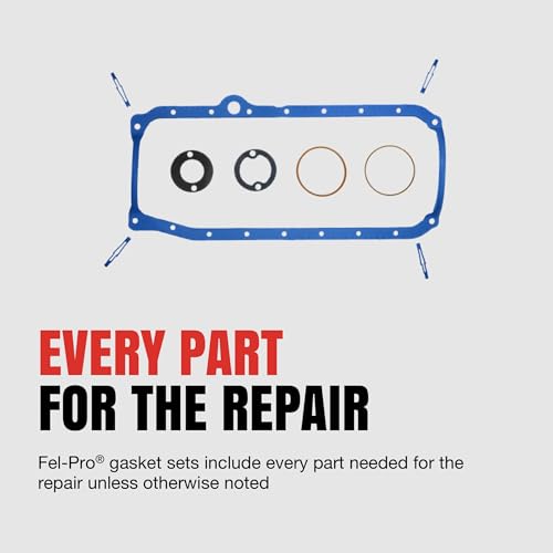 Image of FEL-PRO OS 34500 R Engine Oil Pan Gasket Set PermaDry Molded Rubber, Oil Pan SnapUps Included for Chevrolet K1500