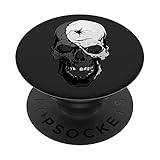 Piratas del Caribe calavera oscura PopSockets PopGrip: Agarre intercambiable para Teléfonos y Tabletas