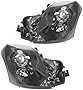 Headlights Headlamps Left & Right Pair Set for 03-07 Cadillac CTS