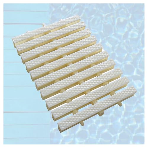 Grille de débordement de piscine clipsable à haute capacité de drainage 20x100cm