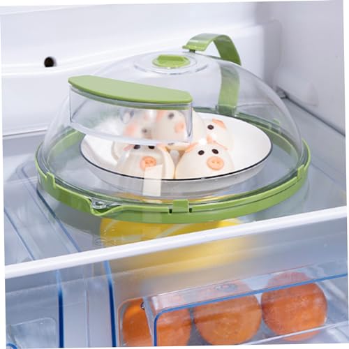Cubierta para alimentos para microondas transparente de 10" que retiene la humedad 6