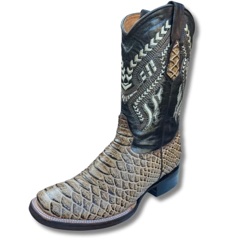 Image of Men's Alex Western Cowboy Boots Square Toe Pull On