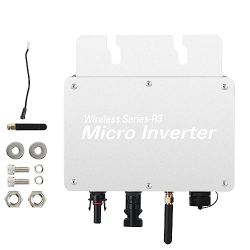 Micro Onduleur Solaire Sans Fil MPPT 300 W - Pure Sine Wave IP65 - Entrée/sortie De La Sécurité électrique, Empilage Multiple Parallèle - 13