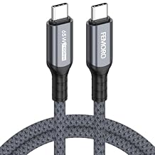 FEMORO USB C to USB C Data Cable 3ft, USB 3.2 Gen 2 10Gbps High Speed Transfer, 65W Fast Charging Type C Cord for Galaxy S25/24/23 iPhone 17/16/15 iPad Pro/Air/Mini External SSD Laptop