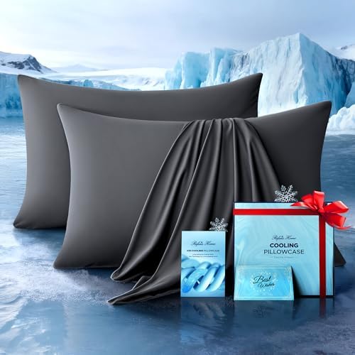 Ultra-Chill Cooling Pillowcase Set of 2 for Hot Sleepers, Softer ...