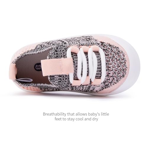 Image of BMCiTYBM Baby Shoes Boy Girl Infant Sneakers Non-Slip First Walkers 6 9 12 18 24 Months