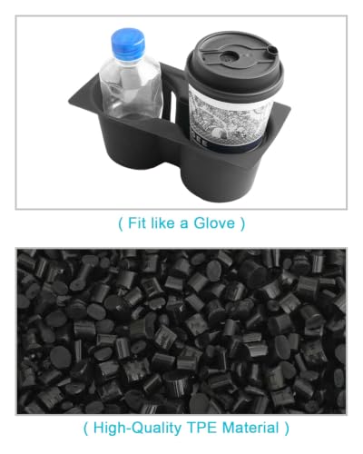 Image of CDEFG for 2026 Mazda CX5 Center Console Organizer Cup Holder Cover | 2026 Mazda CX-5 (S /Select /Preferred /Premium /Premium Plus) Accessories Silicone Front Cup Holder Insert