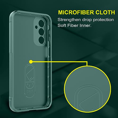 Image of amazon basics Back Case Cover for Samsung Galaxy A25 5G | Compatible for Samsung Galaxy A25 5G Back Case Cover | Liquid Silicon Case for Samsung Galaxy A25 5G with Camera Protection | DarkGreen