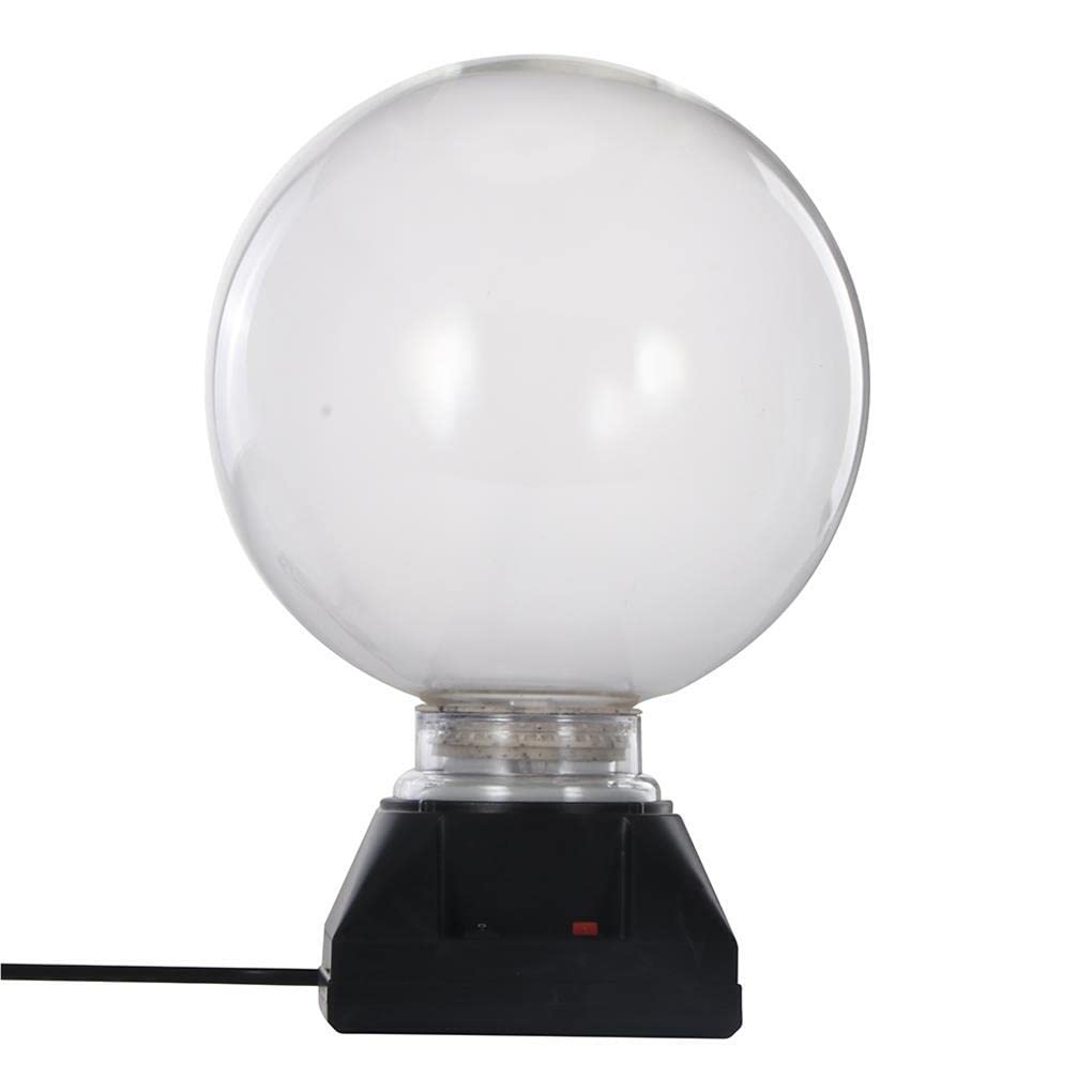6/8 Pouces Foudre Cristal Globe Tactile nébuleuse sphère électrostatique Bureau Jouet Commande vocale veilleuses Table décor fête, 8 Pouces