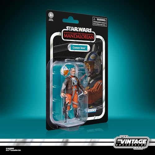 Star Wars : The Mandalorian Vintage Collection Figurine Carson Teva 10 cm - vue 10