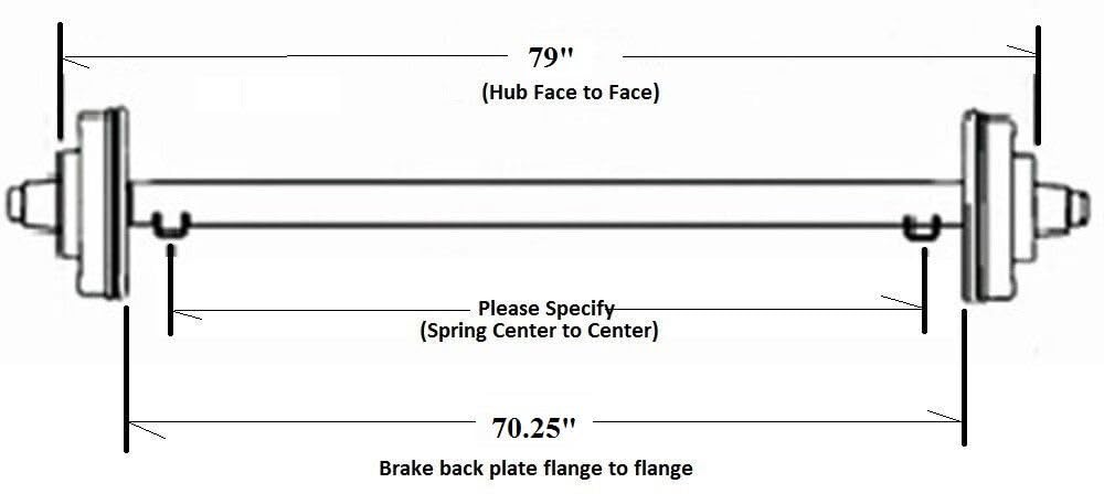 Everything for trailers, RVs and trucks and more - Trailer For Axle 5200 6000# 7000# Bare For Axel For Beam 79