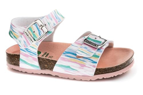 Sandale fille Pablosky Bio 446607 pour pieds sensibles d'enfant