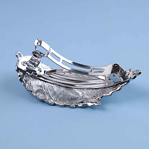 Pinzas de Plata Hoja Decorativa 8.64x3.99 cm miniatura 5