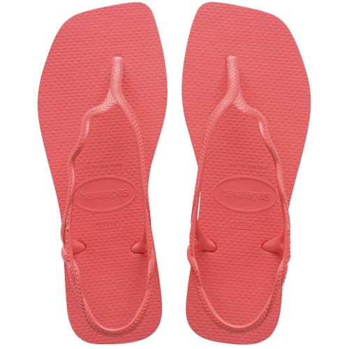 Havaianas - Soleil, Sandalias Elegantes, Duraderas y Cómodas, Con Forma de T, Cierre Trasero, Tiras Onduladas y Suela con Bordes Cuadrados, Mujer