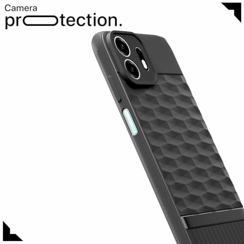 Image of Outlouders Back Cover for OnePlus N6 5G | Full Camera Protection | TPU Soft Flexible Shockproof Bumper Case (Black)