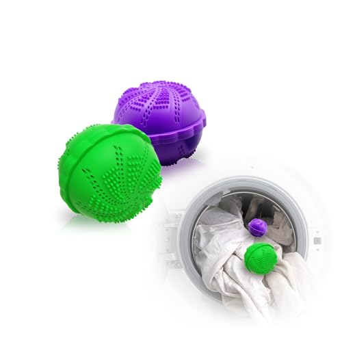 Boule de lavage magique et écologique pour nettoyer et adoucir les vêtements Respecte l'environnement tout l'alternative détergent normal machine facile...