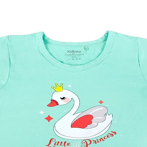 Image of Kidbea Baby Boys 100% Bamboo Soft Cotton Half Sleeve T-Shirt Multicolor