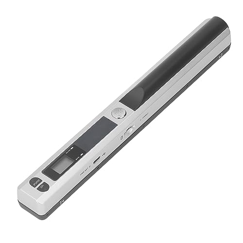 Handscanner, Klares Display, Vielseitiges JPG-PDF-Format, Plug-and-Play, 3 Modi, Tragbarer Fotoscanner, Schnelles Scannen für Unternehmen (Silver) Handscanner, Klares Display, Vielseitiges JPG-PDF-Format, Plug-and-Play, 3 Modi, Tragbarer Fotoscanner, Schnelles Scannen für Unternehmen (Silver)