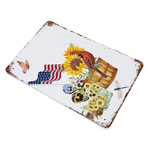 Cadeau souvenir de bébé pour deuil panneau USA métal