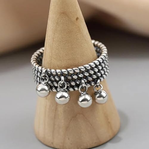 Bague vintage géométrique mixte idéale pour vos soirées underground - 3
