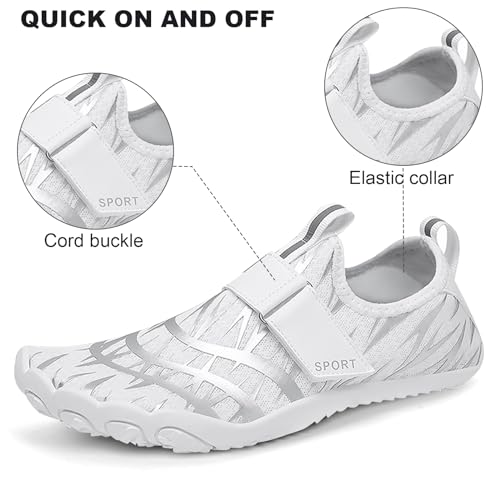 Image of barefoot hiking shoes for women men professional water shoes for women men barefoot hiking shoes for travel wide toe slip resistant breathable