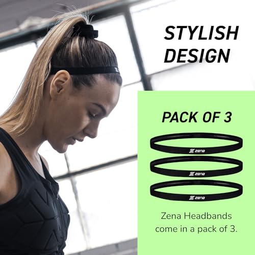 Diademas deportivas elásticas transpirables ZENA para running 7