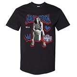500 LEVEL Sonia Citron Washington Mystics Grunge Heavyweight Tee (Black, Small)