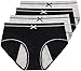 Produktbild ASEDRF Frauen-Periode Höschen, Mädchen Menstruationsschutz Period Panties Teens Cotton Leak Proof-Unterwäsche-Frauen Postpartum Briefs 4Er Pack,M
