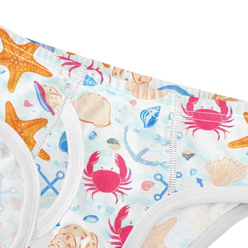Starfish Crab Anchor Toddler Boy's Underwear 2T 202c18524