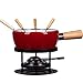 Produktbild Style'n Cook Fondue Set Luca 8 TLG, Edelstahl, rot/schwarz, 18 cm