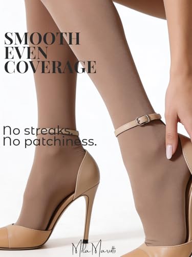 Image of Mila Marutti Women's Tights Semi Opaque Stockings for Women | Semi Sheer Pantyhose Nylons | Made in EU