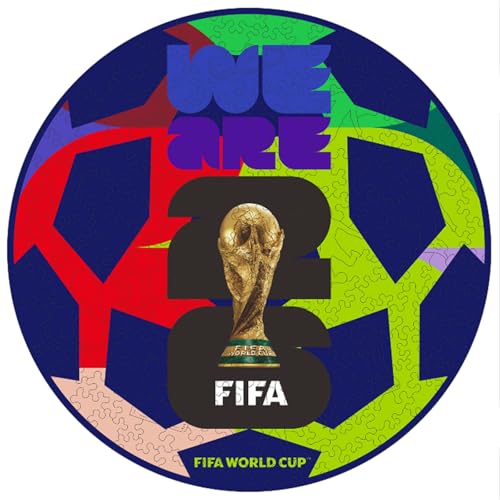 Image of FIFA World Cup 2026 Edition Football 26PCS Wooden Pocket Puzzle