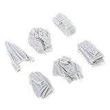  MagiDeal 1/35 Soldaten Figur Spielzeug Modellbau Deko Zubehör, unbemalt - Kleidung