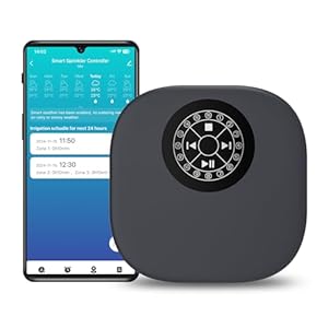 Haozee WiFi Smart Sprinkler Controller,16-Zone Smart Irrigation Controller,Support 2.4G & 5G,App Enabled Automated Water Scheduling, Alexa Compatible