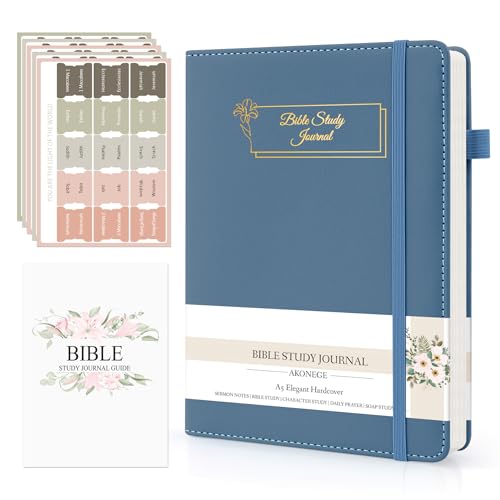 AKONEGE Bible Study Journal - Prayer Journal for Men &