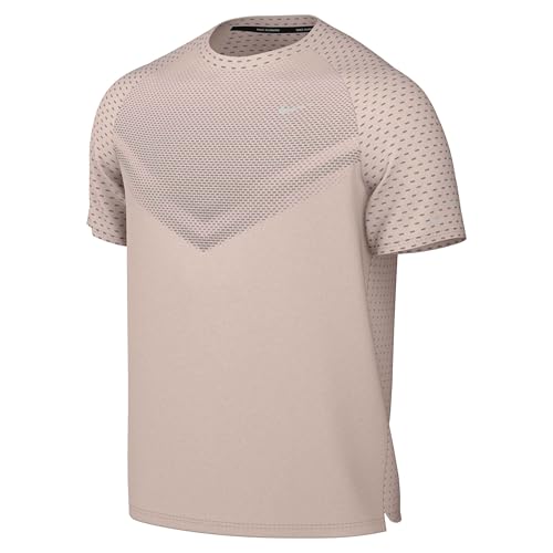 Nike Dri-Fit ADV t-shirt running homme manches courtes rose Silt Red XL