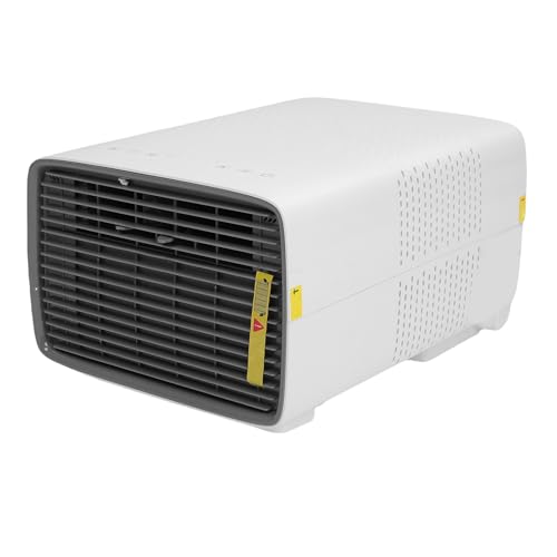 Fockety Air Acondicionador Portátil, Calor Frío de Doble Uso de Ventilador de Enfriamiento con Control Remoto, Temporizador, Luz, Refrigerador de Aire Evaporativo de bajo Ruido, (EU enchufe 220V)