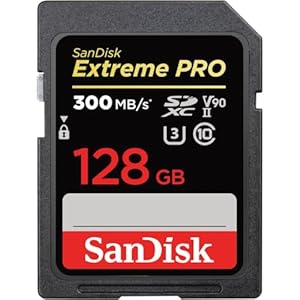 SanDisk 128GB Extreme PRO SDXC UHS-II Memory Card – C10, U3, V90, 8K, 4K, Full HD Video, SD Card – SDSDXDK-128G-GN4IN