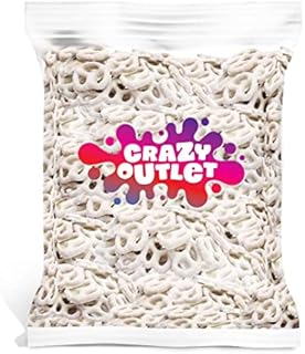 CrazyOutlet Gourmet Yogurt Covered Pretzels Bulk, 5 Pounds