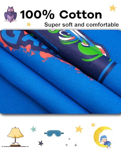 Image of DAUGHTER QUEEN Boys Pajamas 18-24 Months Gamer PJs 100% Cotton Long Sleeve Pj Sets Baby Toddler Sleepwear Game Jammies Sleeping Clothes Outfits 18m /Mo 24m /Mth