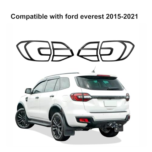 Lámpara trasera decorativa Ford Everest 2015-2022 moldura luz ABS mate 2