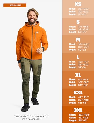 RevolutionRace Men's Trekker Hoodie, Fleece Jacket Great for Hiking and Outdoor Adventures2