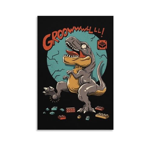 G gA[g Cg Wrong Dino Stomp 킢 |X^[ ̑ t@bV q ʉ G24x36inch(60x90cm)