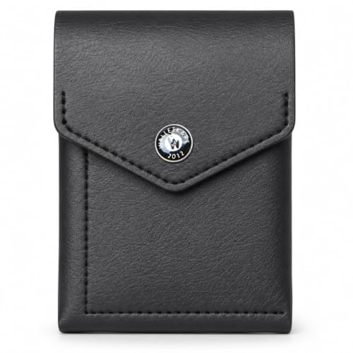 Buy WALLETKART Slim Card Holder Wallet for Men & Women | Pull Tab Card Wallet with Cash Pocket | Compact Front Pocket Wallet | Minimalist Card Organizer | Genuine Leather (Style ID #43) (Black) at Amazon.in - Image 2
