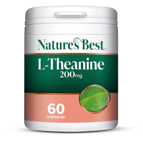Natures Best L Theanine 200mg 60 Capsules (2 Month Supply)