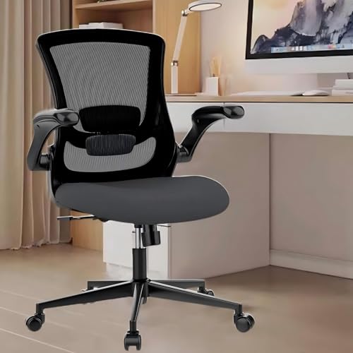Prolonged Sitting Comfort - Silla de oficina cómoda para el hogar, sillas de oficina ergonómicas, silla de computadora (clásica, negro)