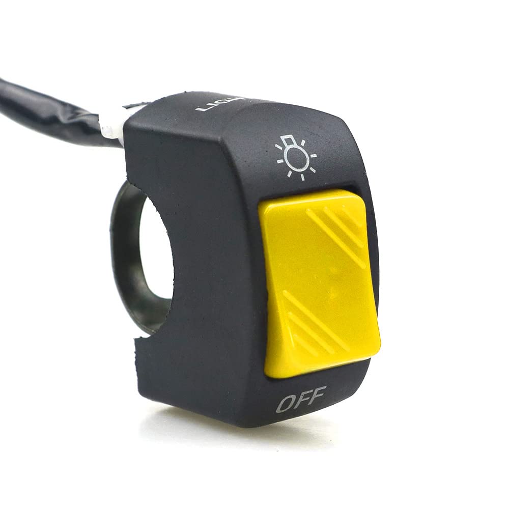 Interruptor de moto universal 12V con sistema de dos líneas 7