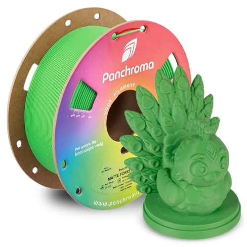 Image of Polymaker Panchroma Matte PLA Filament, Forest Green 1.75mm 1kg 3D Printing Filament, Formerly Polyterra Matte, Fits Most FDM 3D Printers, 1kg Spool (2.2lbs)