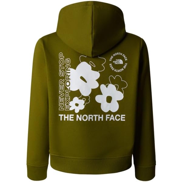 The North Face Girl’s Flower Graphic Relaxed Hoodie Sweatshirt Unisex Adulto (Pack de 1)